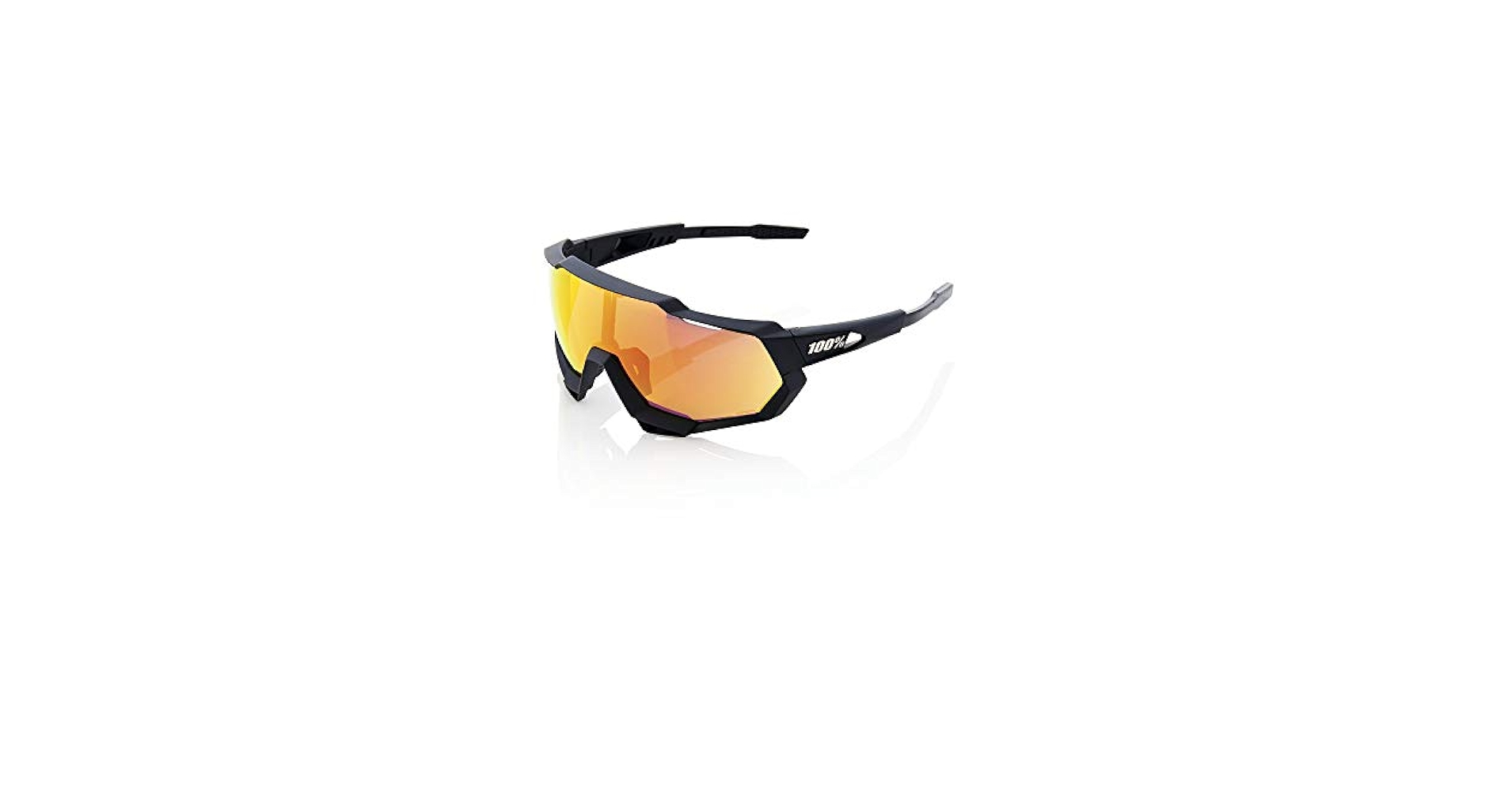 Oakley - 100%サングラス SPEEDTRAP SOFT TACT ブラックミラーレンズ Amazon.com: 100% SPEEDTRAP - Soft Tact Black - HiPER Red