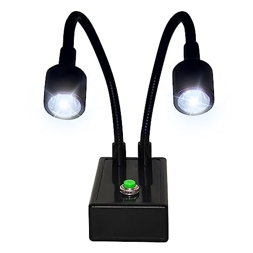 Microscope Articulated Arm Stand with Gooseneck Light Set