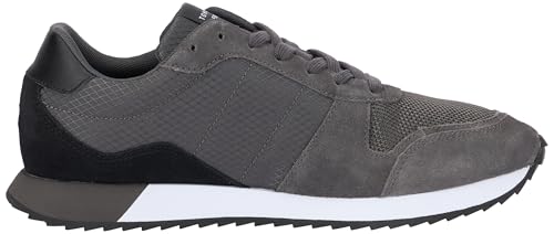 Baskets homme Tommy Hilfiger Runner basses tennis running légères noir - 4