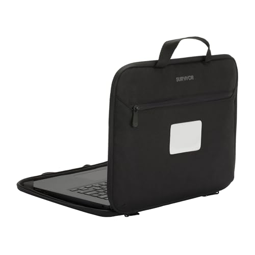 Image of Survivor Apex Always-On Case for 14 inch Laptops - Rugged Protection, Shock-Absorbing, Water-Resistant, Lightweight Design, Fits All 14-Inch Devices - HP, Lenovo, Asus, Acer, Notebook, Chromebook - Black