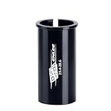 Reduzierstück für Fahrradsattelstütze aus Aluminiumlegierung, für 22, 2 auf 33, 9 mm Sattelrohre (25,4–28,6)