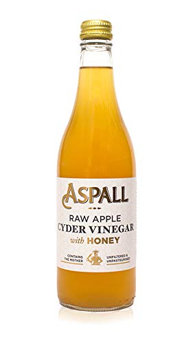 Aspall Raw Apple Cyder Vinegar with Honey 500 ml - Pack de 6