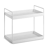 Aisung 2-Tier Bathroom Countertop Organizer Vanity Tray Cosmetic & Makeup Storage Kitchen Spice Rack
