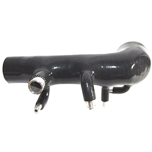 Emusa Silicone Turbocharger Inlet Hose Replacement For 2002-2007 Su-Baru Impreza Wrx Sti (Black) #TOP11