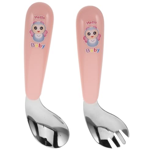ULTECHNOVO Cucharas y Tenedores Infantiles Cubiertos De Dibujos Animados Vajilla Para Pequeños Resistentes y Seguros ULTECHNOVO Cucharas y Tenedores Infantiles Cubiertos De Dibujos Animados Vajilla Para Pequeños Resistentes y Seguros