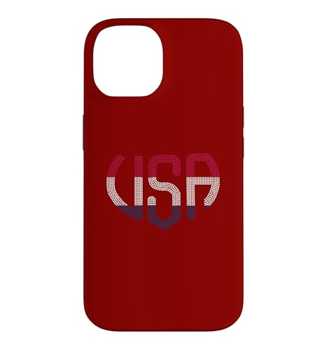 USA Dots Patriotic USA �h�b�g���� �X�}�z�P�[�X iPhone 14 �p