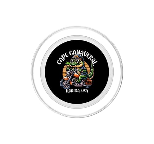 PopSockets PopGrip para MagSafe con cocodrilo animado de Cabo Cañaveral Florida 2