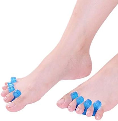DUORUI 4 PCS Pedicure Toe Separators, Toes Spreaders, Toe Stretchers, Bunion Toe Separators for Women and Men