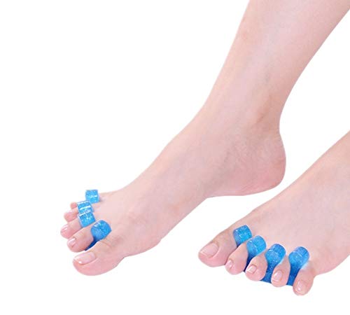 DUORUI 2 Pairs Pedicure Toe Separators, Toes Spreaders, Toe Stretchers, Bunion Toe Separators