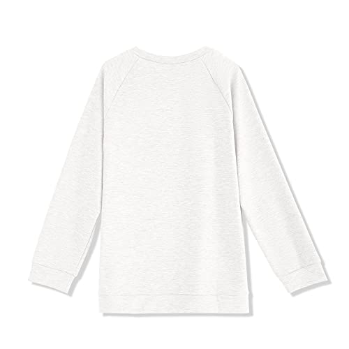 Image of Apbondy Girls Shirts Casual Long Sleeve Crewneck Loose Striped Sweatshirts Pullover Tops