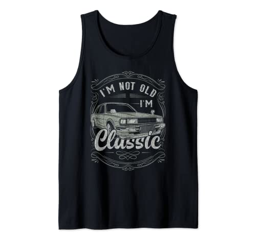 Funny Quote Birthday saying, Classic Car Birthday Canotta
