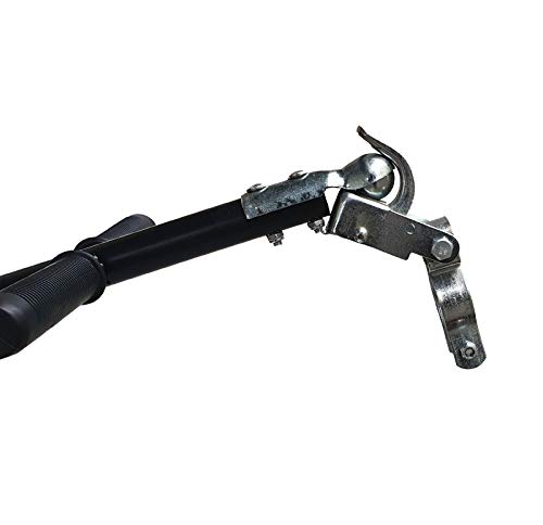 DMS® Fahrradanhänger, Lastenanhänger, Handwagen, mit Hochdeichsel, Transportbox mit 70 Liter Volumen, Max. 60kg, Kugel-Kupplung für Fahrräder mit 26'' - 28'' FH-01 (Schwarz)