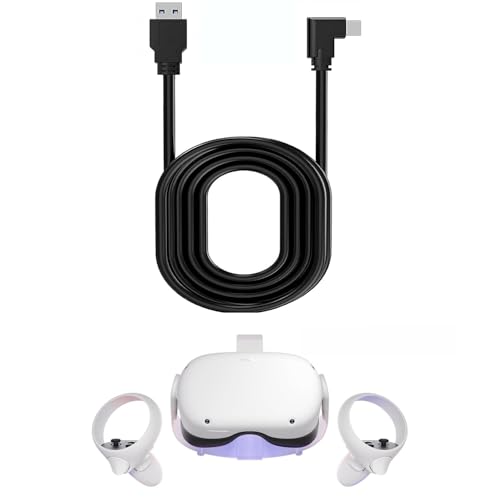 Image of New World 16FT Link Cable for Meta Oculus Quest 3,Oculus Quest 2 /Pro, High-Speed Data Transfer Charging Cord Cable, USB 3.2 A to C Charger Wire for Oculus Quest VR Headsets Gaming PC /Steam VR