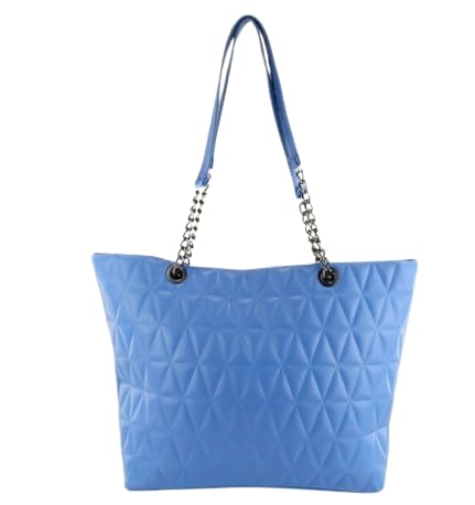 Bolsa de Ombro Feminina Grande para o Dia a Dia Azul