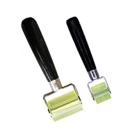 GIONAR 2 Teiliges Professionelles Andrückroller Set, Andrückwalze, Sound Deadening Roller, für alubutyl Kantenumleimer und zum Verschweißen von PVC Planen und Schalldämmung im Auto