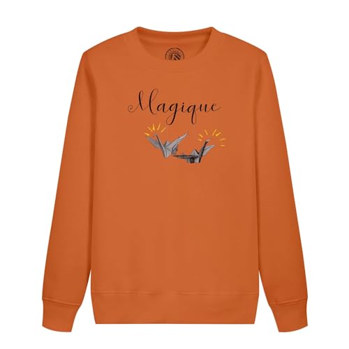 Sweatshirt enfant magique oies origami résistant pour enfants actifs