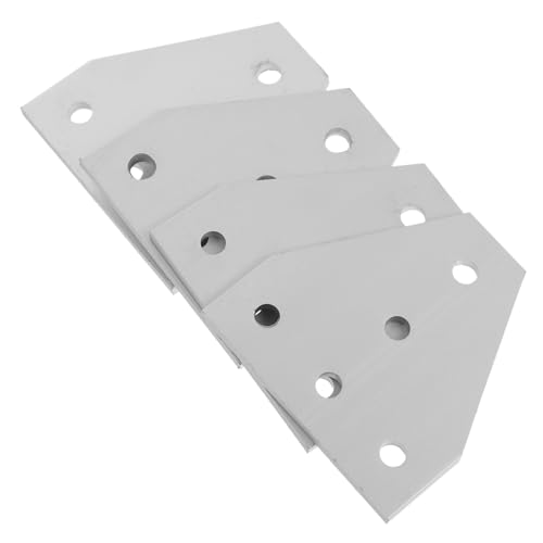 4Pcs 5 Hole T-Shaped Aluminium Connecting Plates for 2020 Profiles