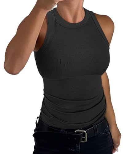 C.O.Z.Y Tank Top for Women Ribbed Racerback...
