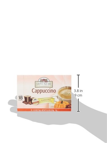 Grove Square Cappuccino, Pumpkin Spice, 12 Single Serve Cups