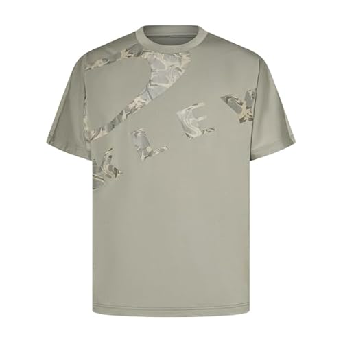 �싅 �I�[�N���[ �E�F�A �E�G�A T�V���c ENHANCE QDEVO SS TEE BOLD 4.0 FOA407573 OAKLEY �싅�p�i �X�����[�X�|�[�c (7C9)BOULDER GREEN L(US/EU)