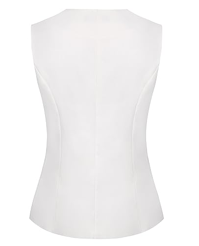 MINTLIMIT Waistcoat Vest for Women Fully Lined Button Down V Neck Formal Dressy Suit Vests with Pockets2