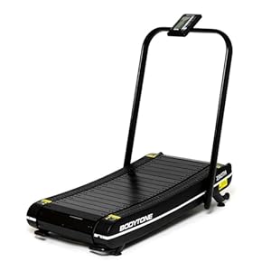 Folding Curved Treadmill, Apps connectivity, without Motor and LCD Display – Zero Consumption Treadmill. Self-generated energy. Unlimited Speed – Bodytone ZROTH