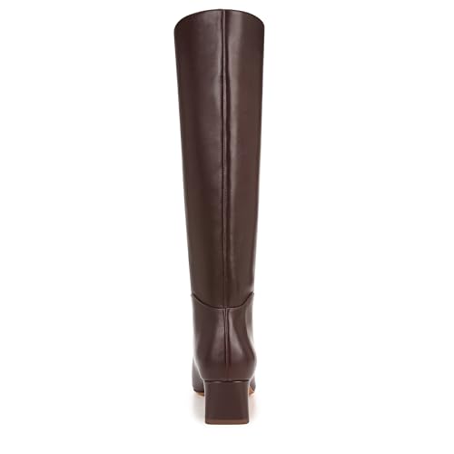Vince Womens Sol Knee High Boot Ganache Leather Wide Calf 6 M3