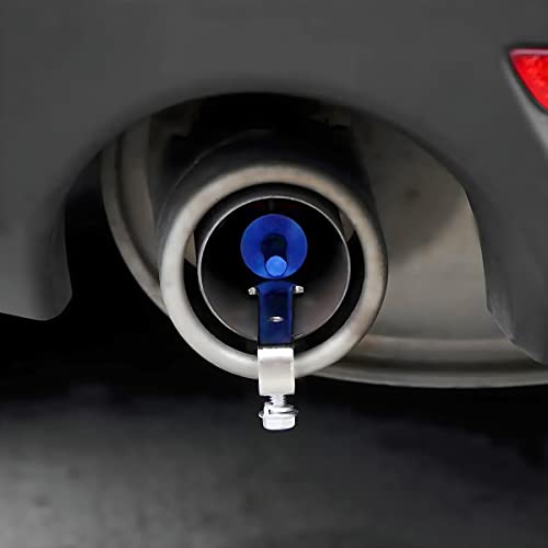 JNNJ 2 Piezas Silbato Escape Coche, Silbato De Escape Con Turbo Sonido Para Coche, Aleación Aluminio Universal Sonido Turbo Cola De Escapes Tubo De Escape Silbato Coche Pieza Modificada（Azul） - imagen 7