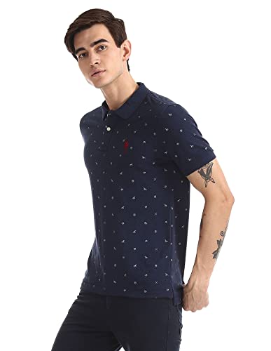 Image of US Polo Association Men's Printed Slim fit T-Shirt