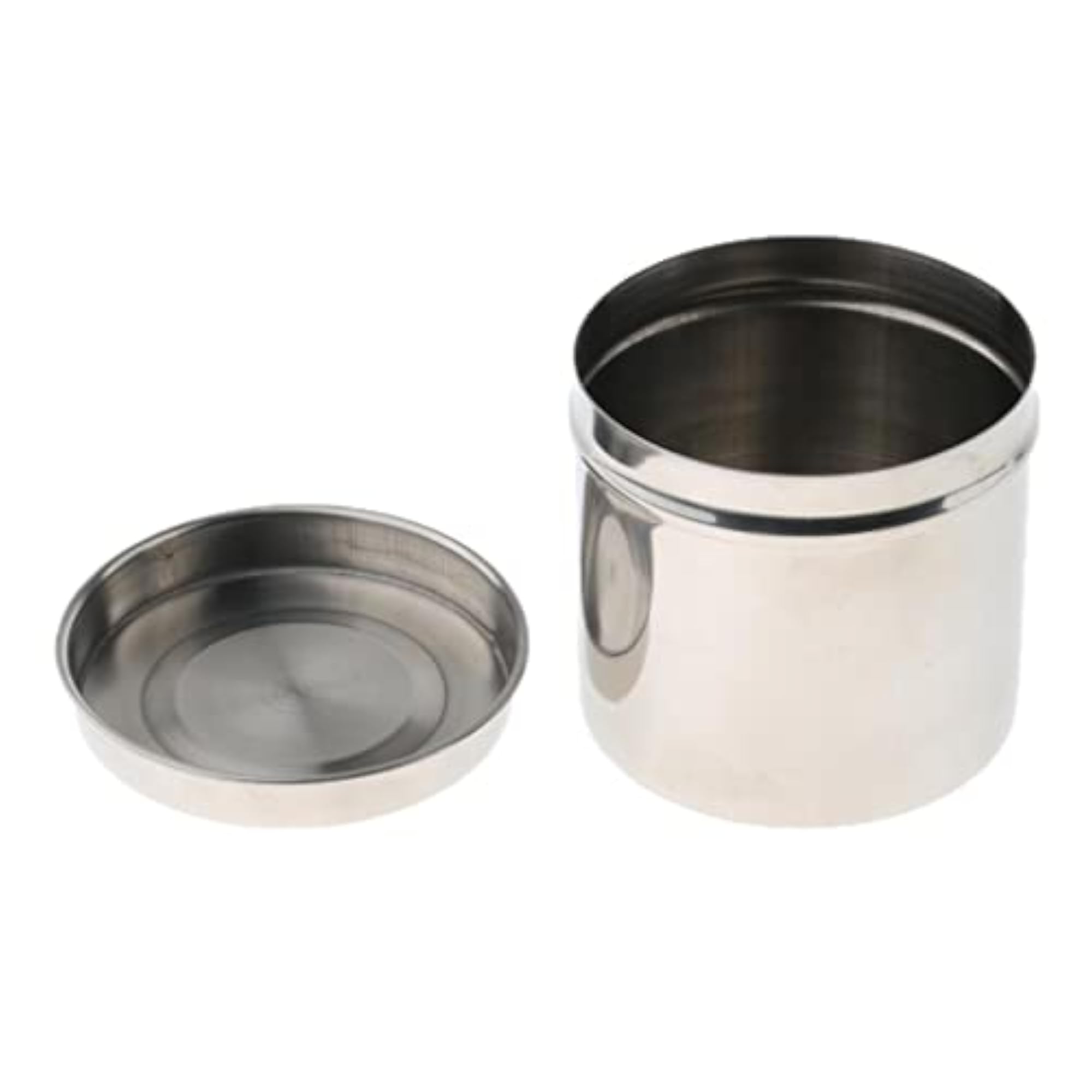 Stainless Steel Ointment Jar with Lid, 8cm Container