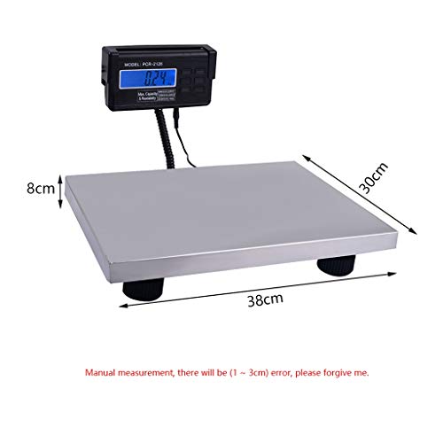 Báscula digital para paquetería con plataforma de acero inoxidable miniatura 4