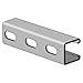 Power Strut PS-200-EH-10-PG Pre-Galvanized Steel Single Slotted Channel With Elongated Hole 10 ft x 1-5/8 Inch x 1-5/8 Inch
