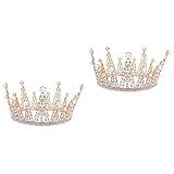 Healeved 2 Piezas gran girlfriend coronas para novias festivales de cumpleaños...