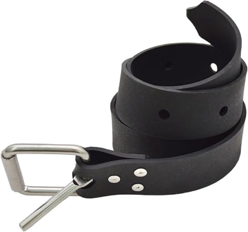 Sea frogs Diving Weight Belt | Scuba Diving Weight Belt, Adjustable Quick-Dry Rubber/Silicone Belt for Freediving, Snorkeling & Water Sports (Black)