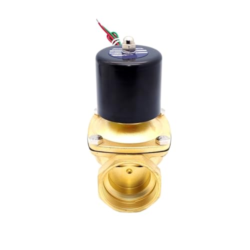 Électrovanne laiton 1 1/2" normalement fermée 24VDC pour stopper l'eau - 3