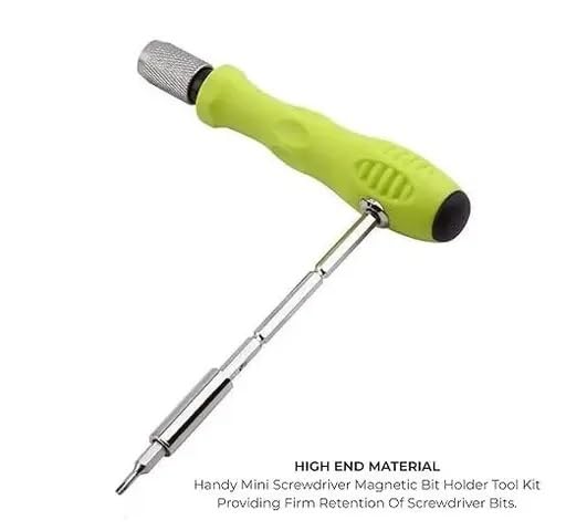 1 Mini Screwdriver Tool Set, Magnetic Flexible Extension Rod, Precision Bits for Computer, Mobile, Watch, Laptop, Camera, Toys 2