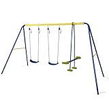 Cadeau tendance : Cette balançoire extérieure, à la fois esthétiquement attrayante et robuste dans sa structure, est le cadeau idéal pour les enfants. Elle leur offre des moments de plaisir en se balançant lors des fêtes d'anniversaire, encourage davantage de jeux en plein air et de connexion avec la nature, tout en favorisant le développement musculaire, la motricité et l'équilibre.