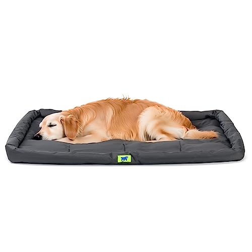 Colchón impermeable para perros Ferplast con acabados duraderos negros 2