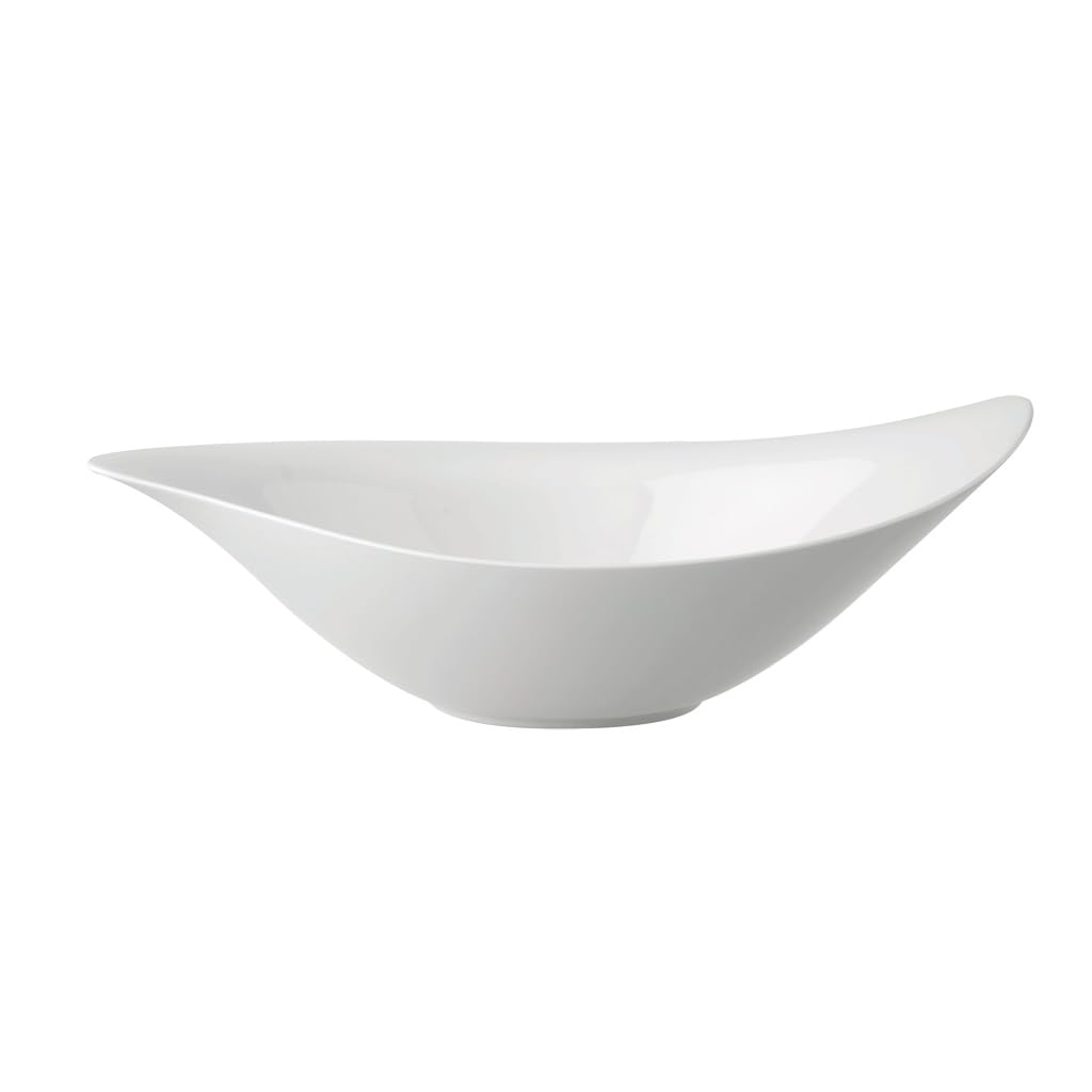 Villeroy & Boch New Cottage Special Serve & Salad Insalatiera, 45x31 cm, Porcellana Premium, Bianco