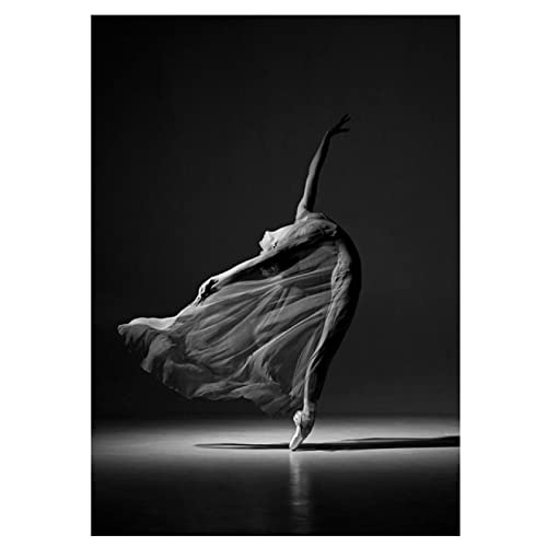 Affiche Ballerine pour Déco de Chambre Élégante en Toile