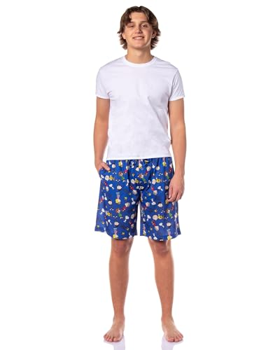 Peanuts Pajamas Men's Good Grief Charlie Brown Sally Snoopy PJ Shorts2