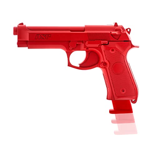 ASP Enhanced Red Gun, Realistic Safe Training Replica Handgun, Law Enforcement Training Gun with Removable Dummy Magazines, Beretta 92