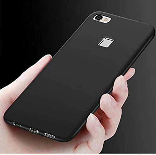 Image of Mobile Back Cover Case for Vivo V7 Plus (Silicone Case|CameraProtection|Black SC1510)