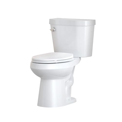 Two-Piece 21-Inch Chair Height Elongated Toilet