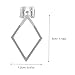 VALICLUD Elegant Geometric Shaped Earrings for Women Simple Studs Fashionable Minimalist Jewelry Versatile Daily Wear Design K3844