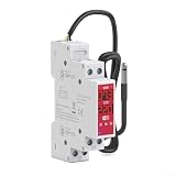 Pumixiy Termostato digital programable con humedad y montaje en carril DIN, control remoto a través de aplicación/aplicación, para invernaderos, acuarios y hogares