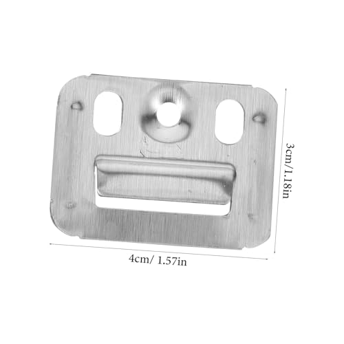 Image of DOITOOL Heavy Duty Mirror Hanging Hardware Whiteboard Mounting Clips 100pcs Wall Panel Buckle Kit