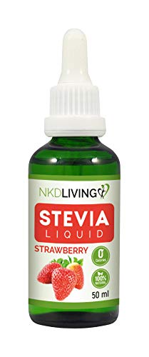 NKD Living Pure Stevia vloeibare druppels 50ml (aardbei)