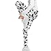 doginthehole Girls Leggings Cute Pandas Pattern Casual Yoga Pants Tights Trousers for Kids Size 6-7 Years