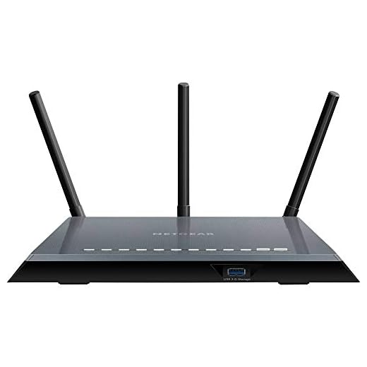 Netgear R6400 Gigabit WLAN Router AC1750 (Dual-Band, 802.11ac, bis zu 1750 MBit/s, USB 3.0 Anschluss, 4x GB LAN-Ports, inkl. 30 Tage Circle Kinderschutz)